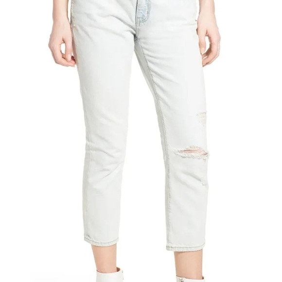 Current Elliott The Cropped Straight Jeans - Picture 2 of 10
